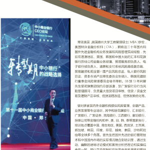 SME Bank CEO Forum 2016 in Zhengzhou